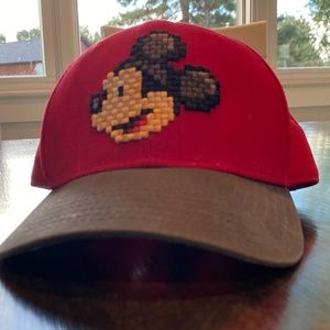 NWOT Disney Parks Mickey Mouse Snapback Retro Cap Size Youth 55CM